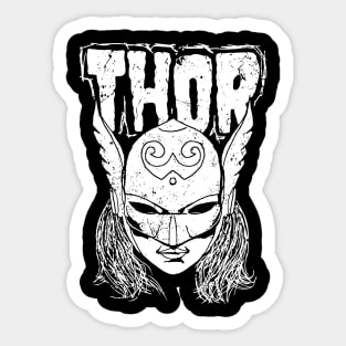 HEAVY METAL GODDESS Sticker